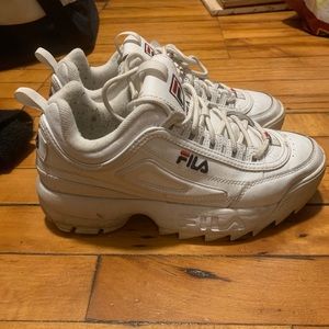 Fila White Disruptor Sneakers